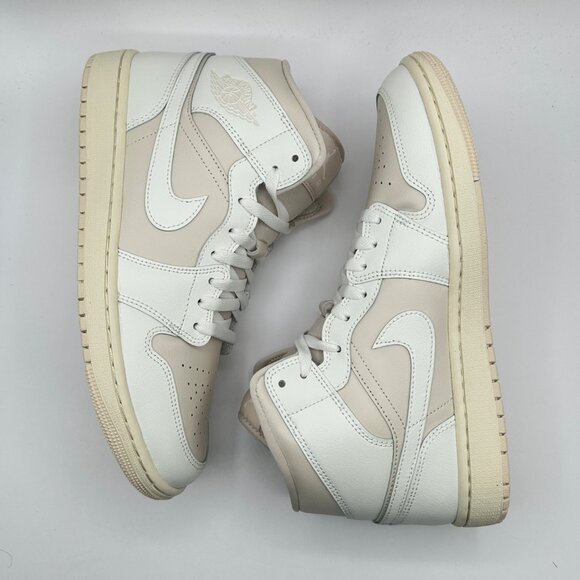 Women's Air Jordan 1 Mid Legend Light Brown BQ6472-201 Sizes Women 11 / Men 9.5 - Picture 8 of 12
